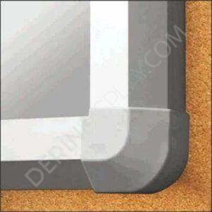 TEKERLEKLİ SÜRGÜLÜ KAPAK İLAN DOLABI – MANYETİK ZEMİNLİ - Görsel 3