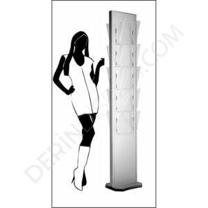 TOTEM BROŞÜR STANDI – 2 YÖNLÜ - Görsel 7