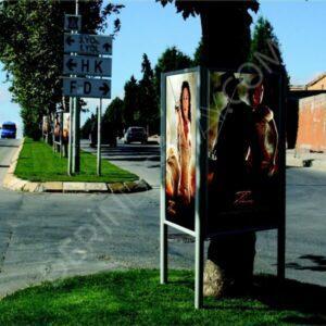 Su Geçirmez Üç Yönlü Kaldırım Panosu - Görsel 3