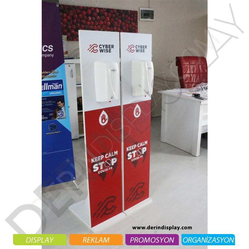 SENSÖRLÜ FOTOSELLİ DEZENFEKTAN STANDI