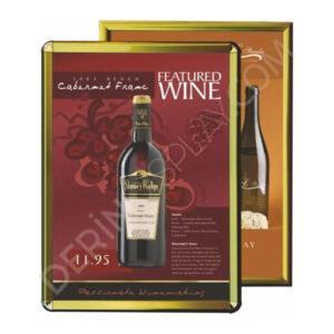 ALTIN GÖRÜNÜMLÜ AFİŞ ÇERÇEVE