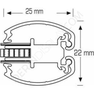 25MM ÇİFT TARAFLI AFİŞ ÇERÇEVE - Görsel 3