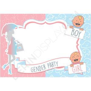 Bebek Cinsiyet Fotoğraf Çerçevesi