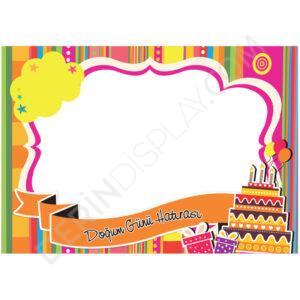 Doğum Günü Fotoğraf Çerçevesi