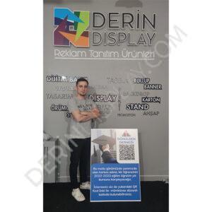 70cm x 100cm Ayaklı Kartonet Baskı