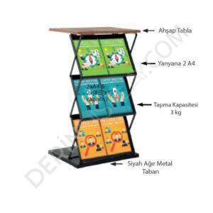 MASALI ZİG ZAG 3 KATLI 2XA4 BROŞÜRLÜK