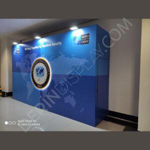 BACKDROP STAND IŞIKLI KABARTMA LOGO 500x290cm - Görsel 3