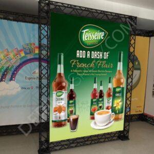 CROWN TRUSS STAND BANNER 180CM x 210CM