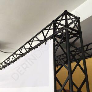 CROWN TRUSS STAND BANNER 150cm + 150cm + 150cm x 240cm - Görsel 4
