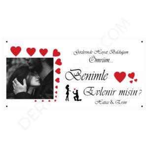 Evlilik Teklifi Pankartı