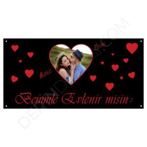 Evlilik Teklifi Pankartı