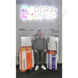 40x135 cm Cut Out Ayaklı Foreks Pano - Görsel 3