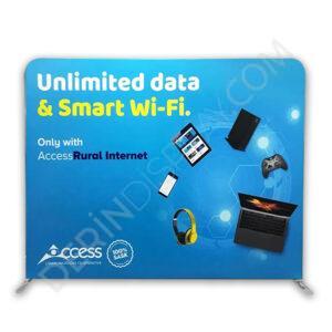 300x230 cm Kumaş Tekstil Stand Düz