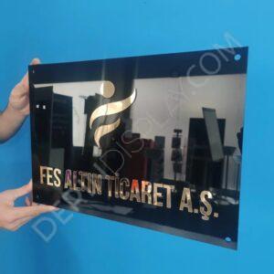 Pleksi Kabartma Kapı Tabelası - Görsel 10