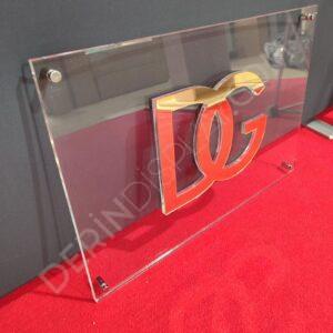 Pleksi Kabartma Kapı Tabelası - Görsel 7