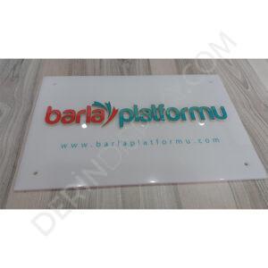 Pleksi Kabartma Kapı Tabelası - Görsel 3