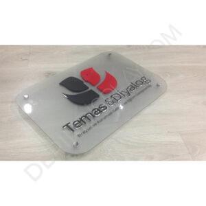 Pleksi Kabartma Kapı Tabelası - Görsel 8