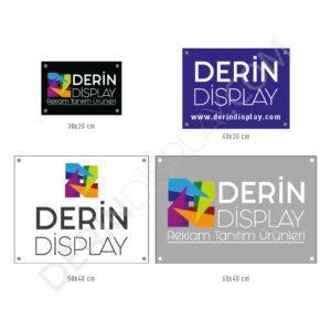 Pleksi Kapı Tabelası Uv Baskılı - Görsel 5