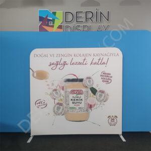 200x190 cm Kumaş Tekstil Stand Düz - Görsel 6