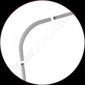 250x200 cm Kumaş Tekstil Stand Düz - Görsel 4