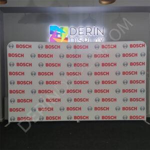 400x230 cm Kumaş Tekstil Stand Düz - Görsel 5