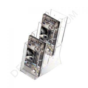 4 Katlı 1/3 A4 (105mm x 210mm) Masaüstü Broşürlük