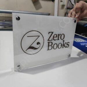 Pleksi Kapı Tabelası Çift Kat Pleksi Folyo Baskı - Görsel 3