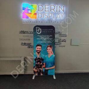 Kumaş Tekstil Rollup Banner YENİ BASKI