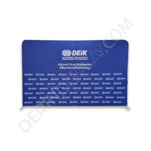 400x250 cm Kumaş Tekstil Stand Düz