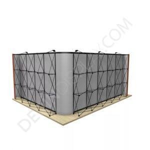 Örümcek Stand Corner 470 cm + 390 cm - Görsel 6