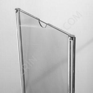 AKRİLİK OVAL TABANLI MASAÜSTÜ FÖYLÜK & MENÜ TUTUCU - Görsel 4