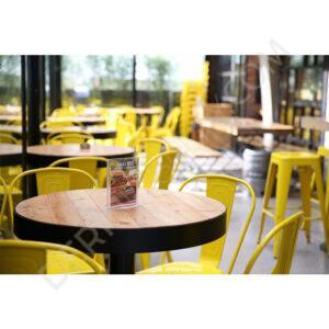 AKRİLİK OVAL TABANLI MASAÜSTÜ FÖYLÜK & MENÜ TUTUCU - Görsel 6