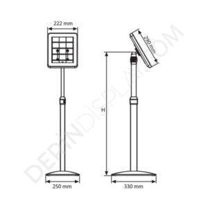 AYAKLI AYARLANABİLİR FLEXİ TABLET TUTUCU - Görsel 5