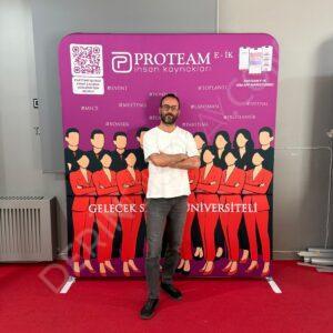 200×230 cm Kumaş Tekstil Stand Düz - Görsel 10