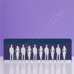 800×250 cm Kumaş Tekstil Stand Düz - Görsel 5