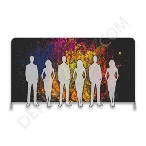 500×250 cm Kumaş Tekstil Stand Düz