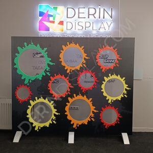 Ahşap Cut Out Backdrop Oyun Panosu