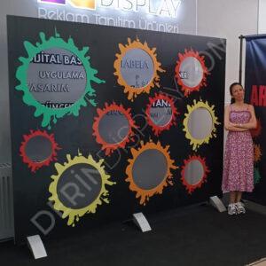 Ahşap Cut Out Backdrop Oyun Panosu - Görsel 3