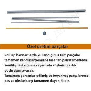 150x200 cm Lux Pro Rollup Banner Stand - Görsel 9