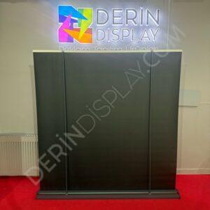 200x200 cm Lux Pro Rollup Banner Stand - Görsel 3