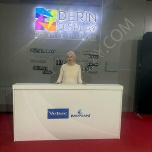 AHŞAP FUAR KARŞILAMA BANKOSU - Görsel 3