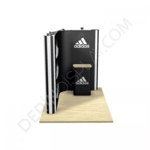 Örümcek Stand Corner 240 cm + 170 cm - Görsel 3