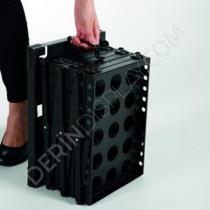 Snapper Katlanabilir Çift Taraflı Portatif Zik Zak Broşür Standı 6 Raflı A4 - Görsel 6