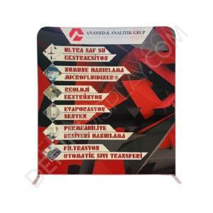 230x250 cm Kumaş Tekstil Stand Düz