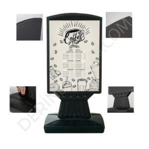 Master Sign Board Kaldırım Dubası Siyah - Görsel 6