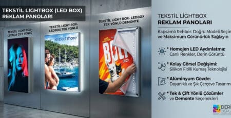 Tekstil Ledbox Reklam Panosu