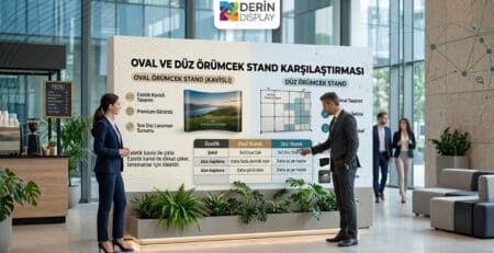 Oval ve Düz Örümcek Stant Karşılaştırması